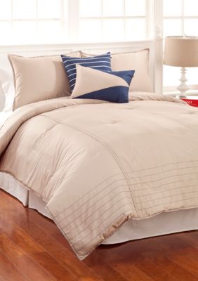 Crew Stone Full/Queen Comforter Set 96-in. x 86-in. with Shams 20-in. x 26-in.