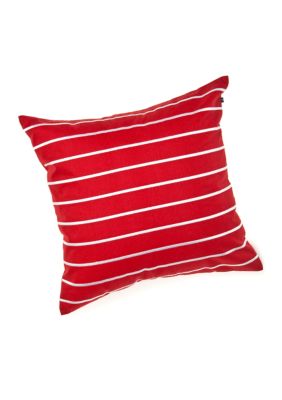 Crew Red Decorative Pillow 18-in. x 18-in.