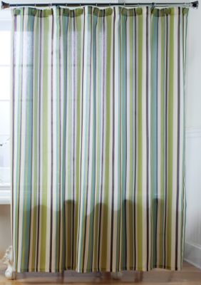 Lorena Garcia Striped Shower Curtain