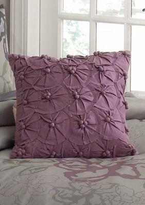 Anastasia Purple Tufted Euro Sham 26-in. x 26-in.