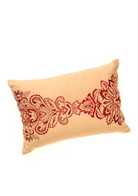 Archival Urn Embroidered Decorative Pillow 14-in. x 20-in.