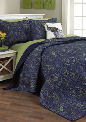 Caftan Paisley Full/Queen Quilt Set - 88-in. x 90-in.