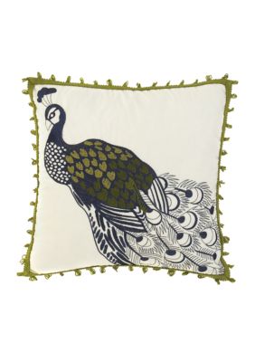 Casablanca Embroidered Pillow - 16-in. x 16-in.