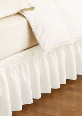 Ellery Homestyles EasyFit Wrap Around Solid Ruffled Bed Skirt - Online Only