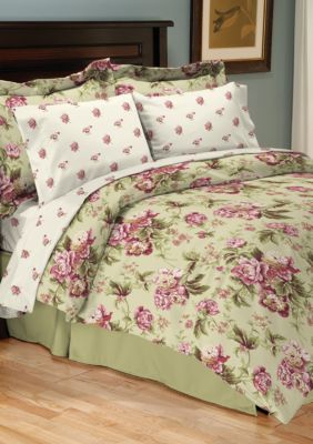 Home Accents&reg; Lindsay Reversible 8-piece Bedding Ensemble