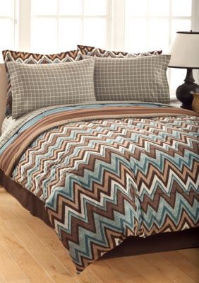 Home Accents&reg; Topaz Reversible 8-piece Bedding Ensemble