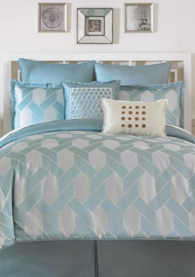 Madison Home Tahiti Blue 8-piece Bedding Set