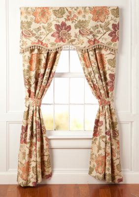 Festival Floral Chintz Scalloped Valance 21-in. x 54-in.