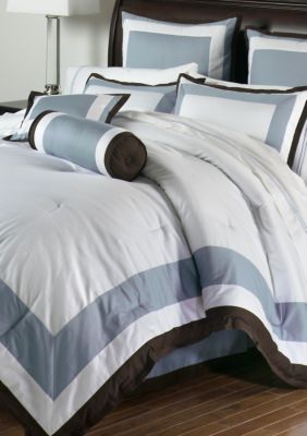 Madison Home Union Square 12 pc. Bedding Ensemble - Chocolate
