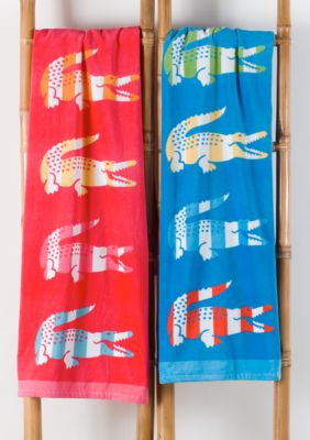 Lacoste Bayadere Beach Towels