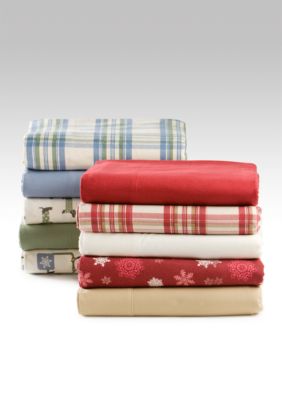 Home Accents&reg; Flannel Sheet Sets