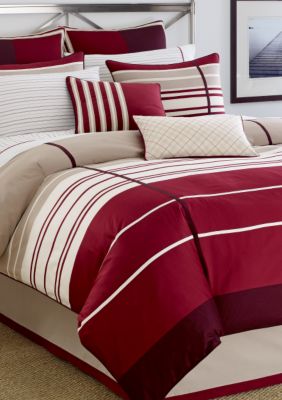 Nautica Long Beach Red Comforter Set