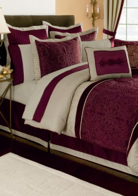 Corinthia 8-piece King Comforter Set 104-in. x 94-in. with Shams 20-in. x 36-in.