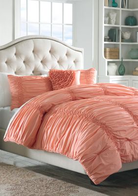 MaryJane's Home Cotton Clouds Coral Bedding Collection