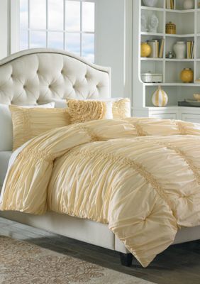 MaryJane's Home Cotton Clouds Yellow Bedding Collection