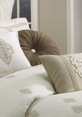 Marrakesh Brown Decorative Pillow 15-in. Round
