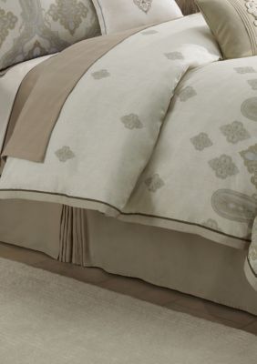 Marrakesh Natural Queen Bedskirt 60-in. x 80-in. + 18-in. drop