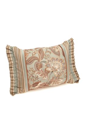 Valdosta Aqua Boudoir Decorative Pillow 15-in. x 20-in.