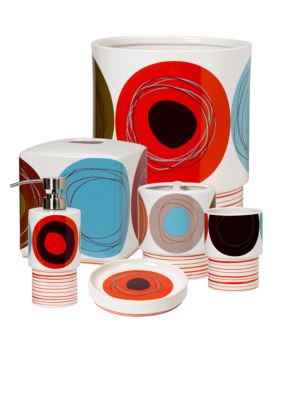 Creative Bath Dot Swirl Bath Accessories Collection