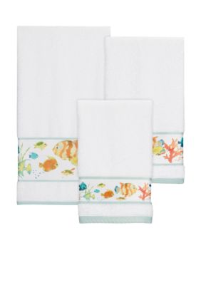 Creative Bath Rainbow Fish Towel Collection