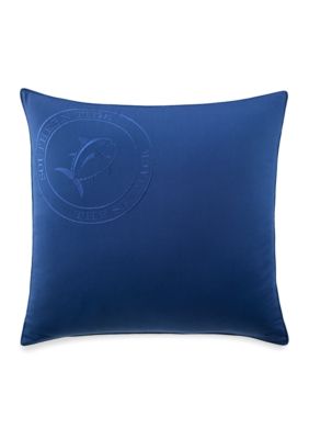 Southern Tide Skipjack Embroidered Euro Pillow