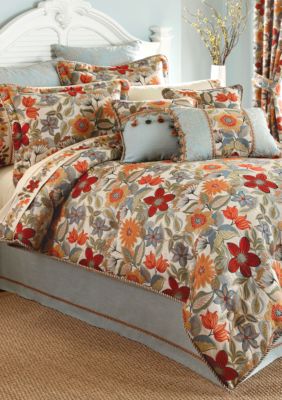 Mardi Gras Queen Comforter Set 92-in. x 96-in. with Shams 20-in. x 26-in.