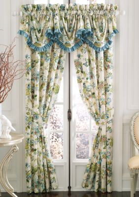 Sky Blue Corfu Drapery Panel Pair 82-in. x 84-in.