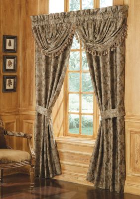 Marcella Taupe Drapery 82-in. x 84-in.
