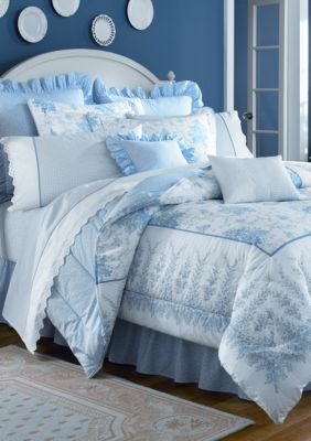Sophia Blue King Comforter Set 92-in. x 106-in.