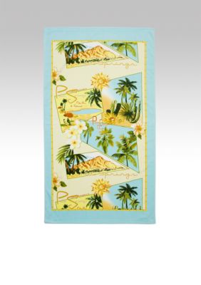 Tommy Bahama&reg;  Ivory Hot Springs Beach Towel