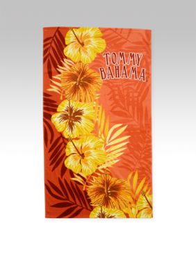 Tommy Bahama&reg; Orange Hibiscus Beach Towel