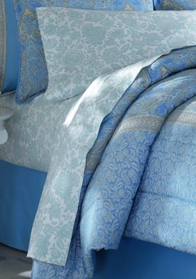 Prescot King Sheet Set - Flat 102-in. x 108-in., Fitted 80-in. x 78-in., Pillowcases 20-in. x 40