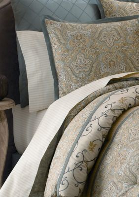 Berkley King Sheet Set - Flat 102-in. x 108-in., Fitted 80-in. x 78-in., Pillowcases 20-in. x 40-in.