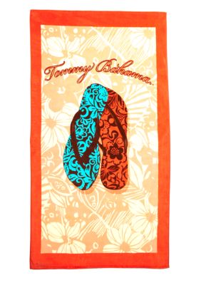 Tommy Bahama Flip Flop Beach Towel