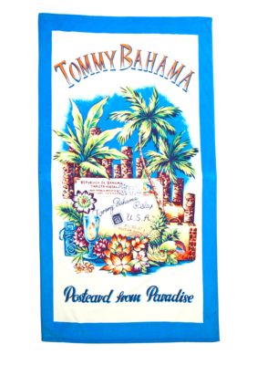 Tommy Bahama Postcard Paradise Beach Towel