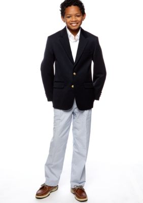Izod Oxford Shirt with Seersucker Pant and Two Button Blazer Boys 8-20