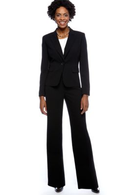 belk black pant suit