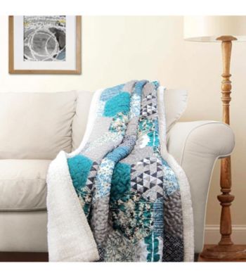 Lush Decor Briley Sherpa Throw