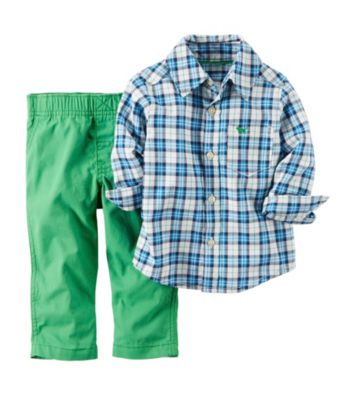 UPC 888767137951 product image for Carter's® Baby Boys Plaid Shirt And Pants Set | upcitemdb.com