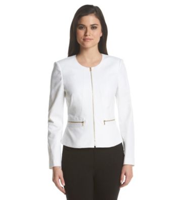 calvin klein peplum jacket