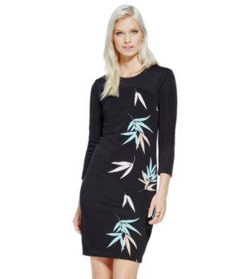 UPC 039372359423 product image for Vince Camuto® Floating Leaves Dress | upcitemdb.com
