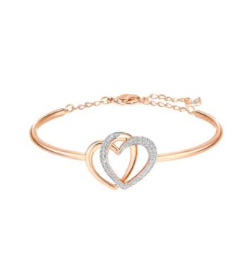 UPC 768549785504 product image for Swarovski® Rose Goldtone Dear Bangle Bracelet | upcitemdb.com
