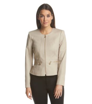 calvin klein peplum jacket