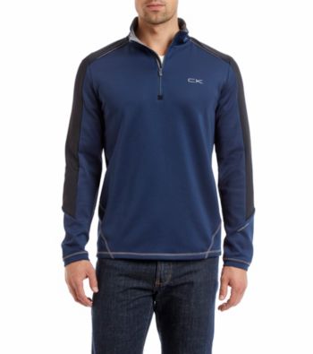 UPC 797762488107 product image for Calvin Klein Men's Long Sleeve Quarter Zip Sweatshirt | upcitemdb.com