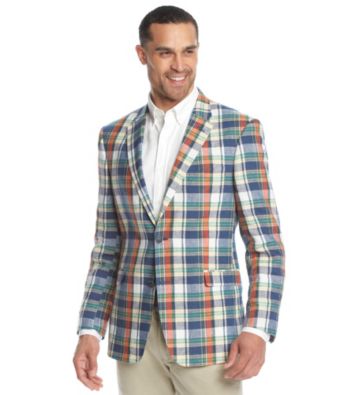 UPC 612319815499 product image for Tommy Hilfiger® Men's Linen Madras Sport Coat | upcitemdb.com