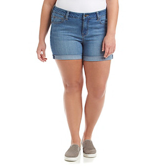 Celebrity Pink Plus Size Cuffed Shorts