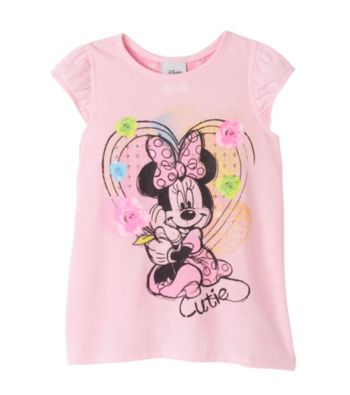 UPC 887648348752 product image for Disney® Girls' 2T-6X Short Sleeve Minnie Mouse® Printed Tee | upcitemdb.com