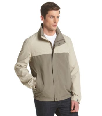 UPC 700770559196 product image for Perry Ellis Men's Microfiber Color Block Jacket | upcitemdb.com