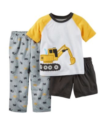 UPC 888767377982 product image for Carter's® Boys' 5-16 Construction 3-Piece Pajama Set | upcitemdb.com