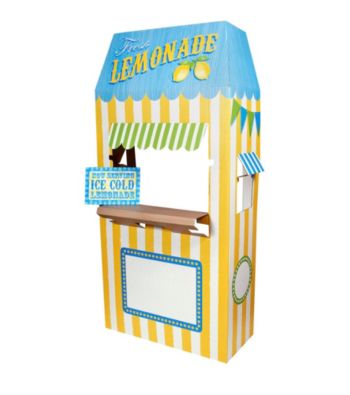 Lemonade Cardboard Stand